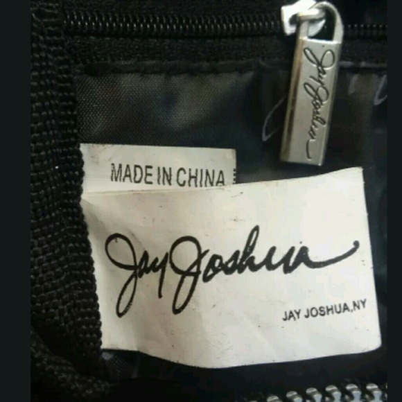 Jay Joshua Chicago Print Black Crossbody Bag - Picture 8 of 8